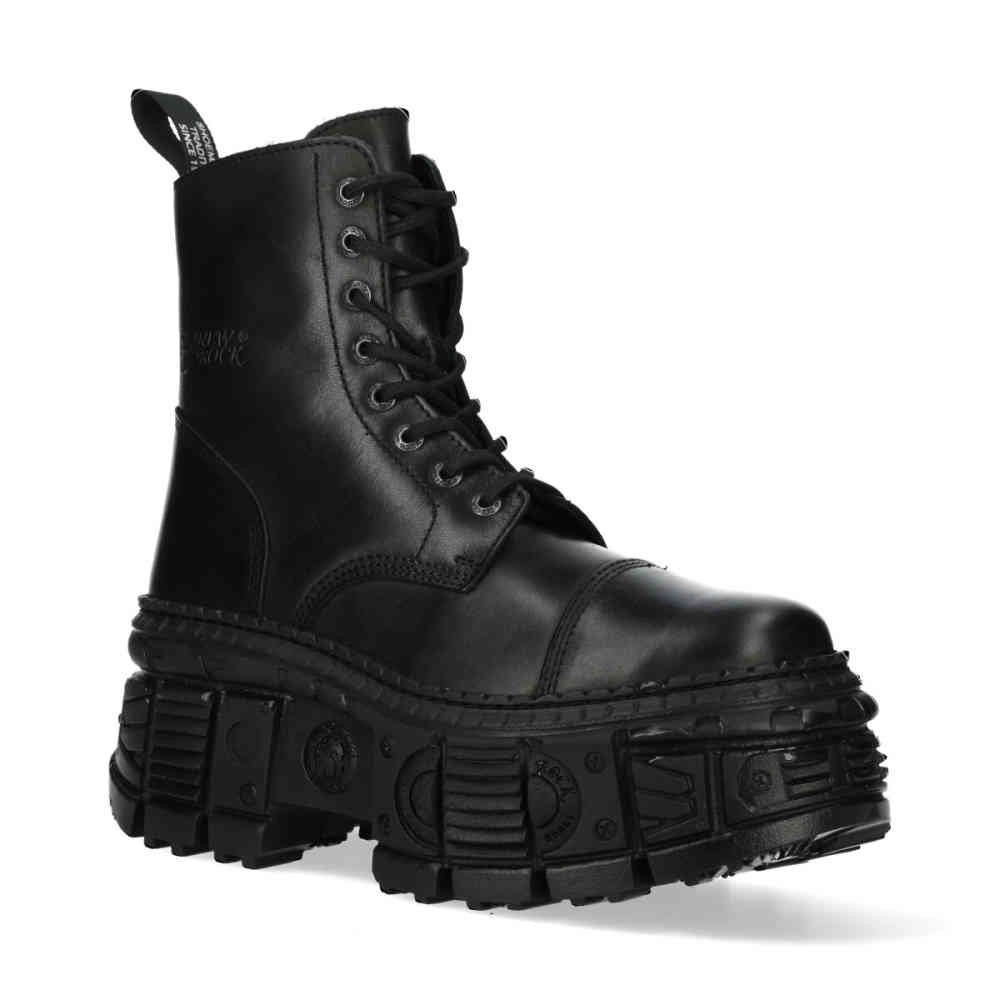 New Rock - M-WALL083C-S5 Stiefeletten - Schwarz